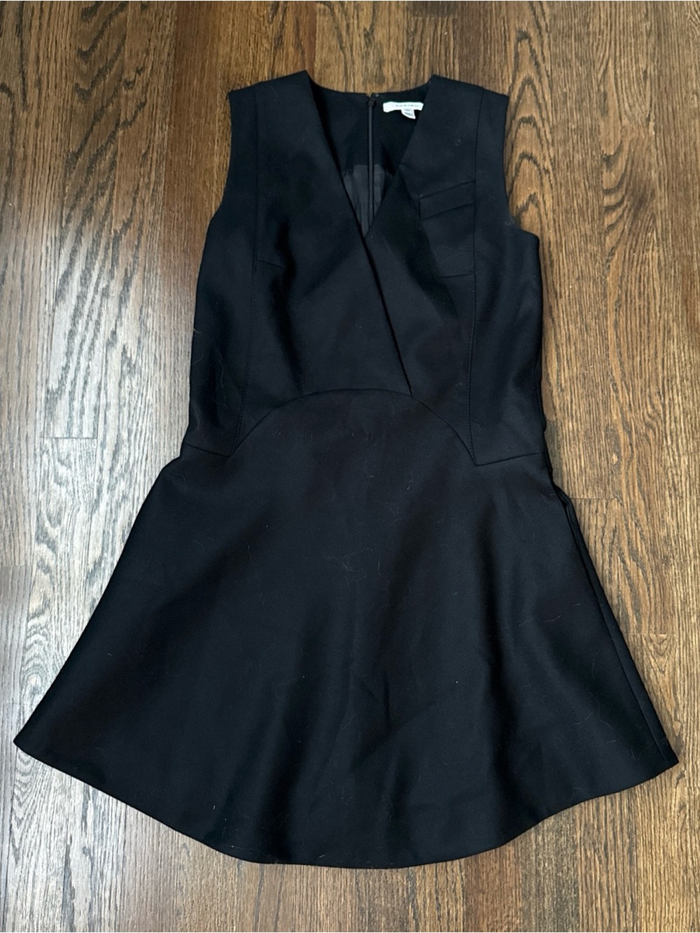 Carven Black A-Line Mini Dress Size Small 36